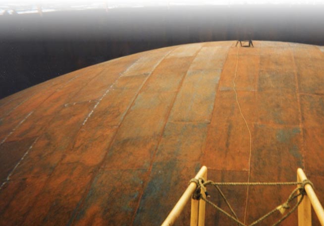 TIW Designed Dome Grid Roof