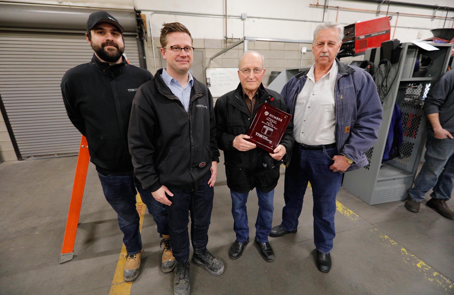 tiw-steel-platework-humber-college-award-presented-jason-glenn-mario-val-1