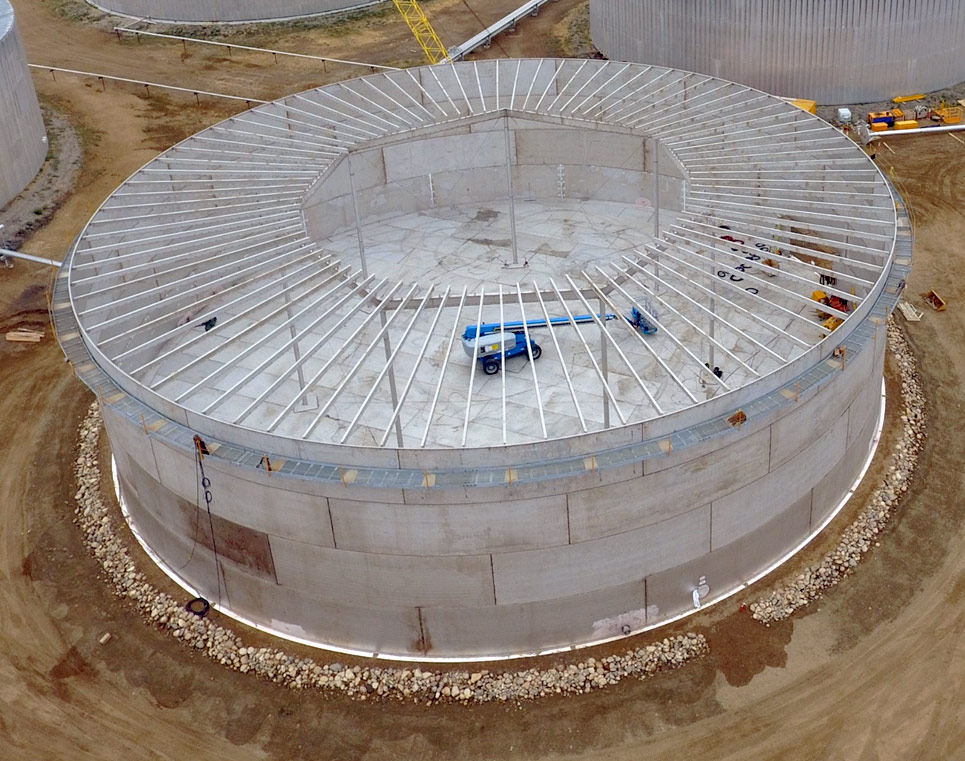 Continent's Largest Stainless Steel Tank built by TIW Steel Platework Inc.