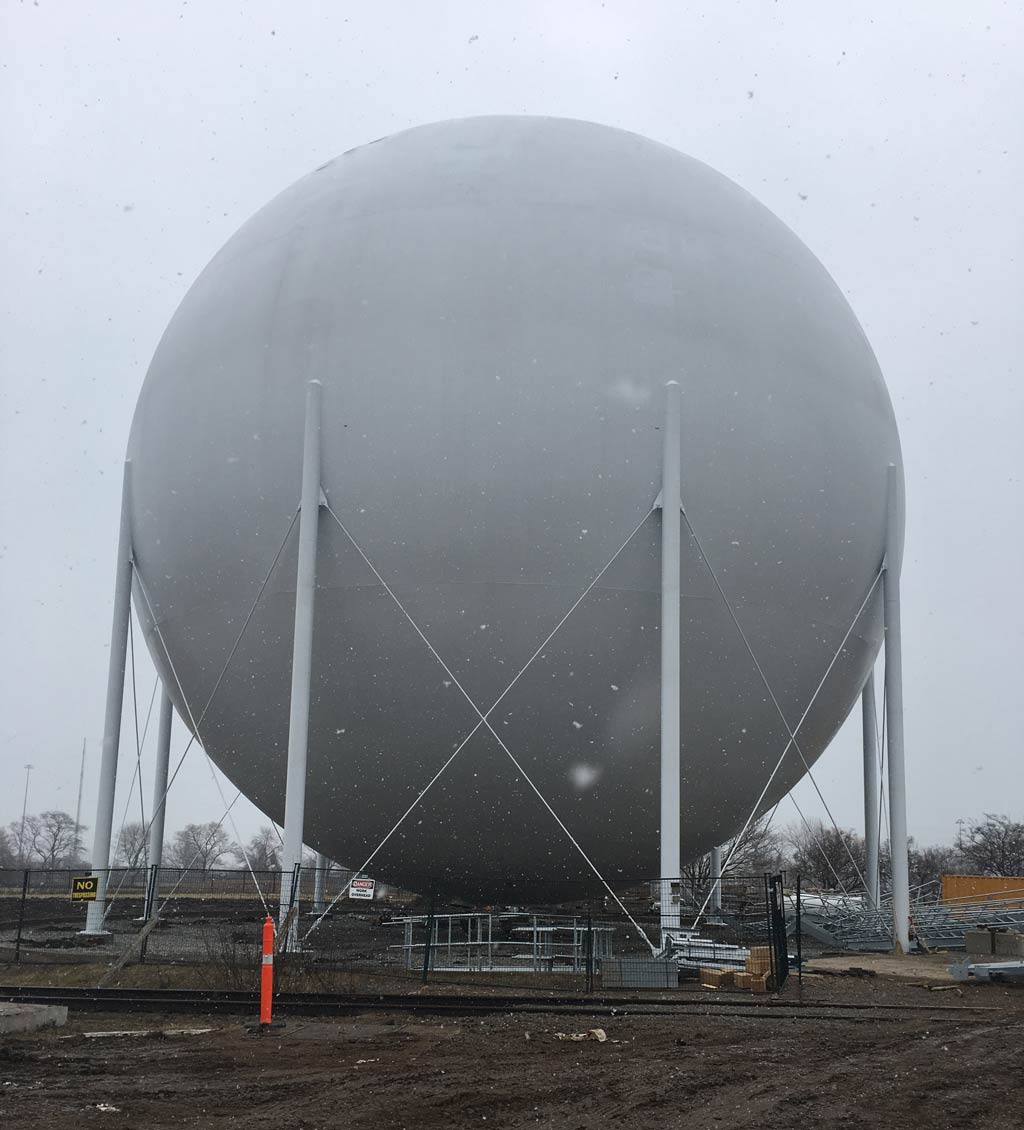 Sphere Liquid Methane Gas Storage, ASME Design