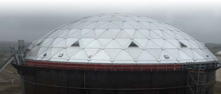 Geodesic Dome Roof Tank