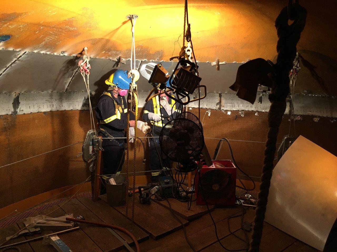 Stainless Lining of an alcohol Distilling Tank