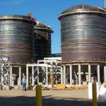 46' Dia x 49' High, API 620, Cone Bottom, Dome Roof Fermenters for an Ethanol Plant