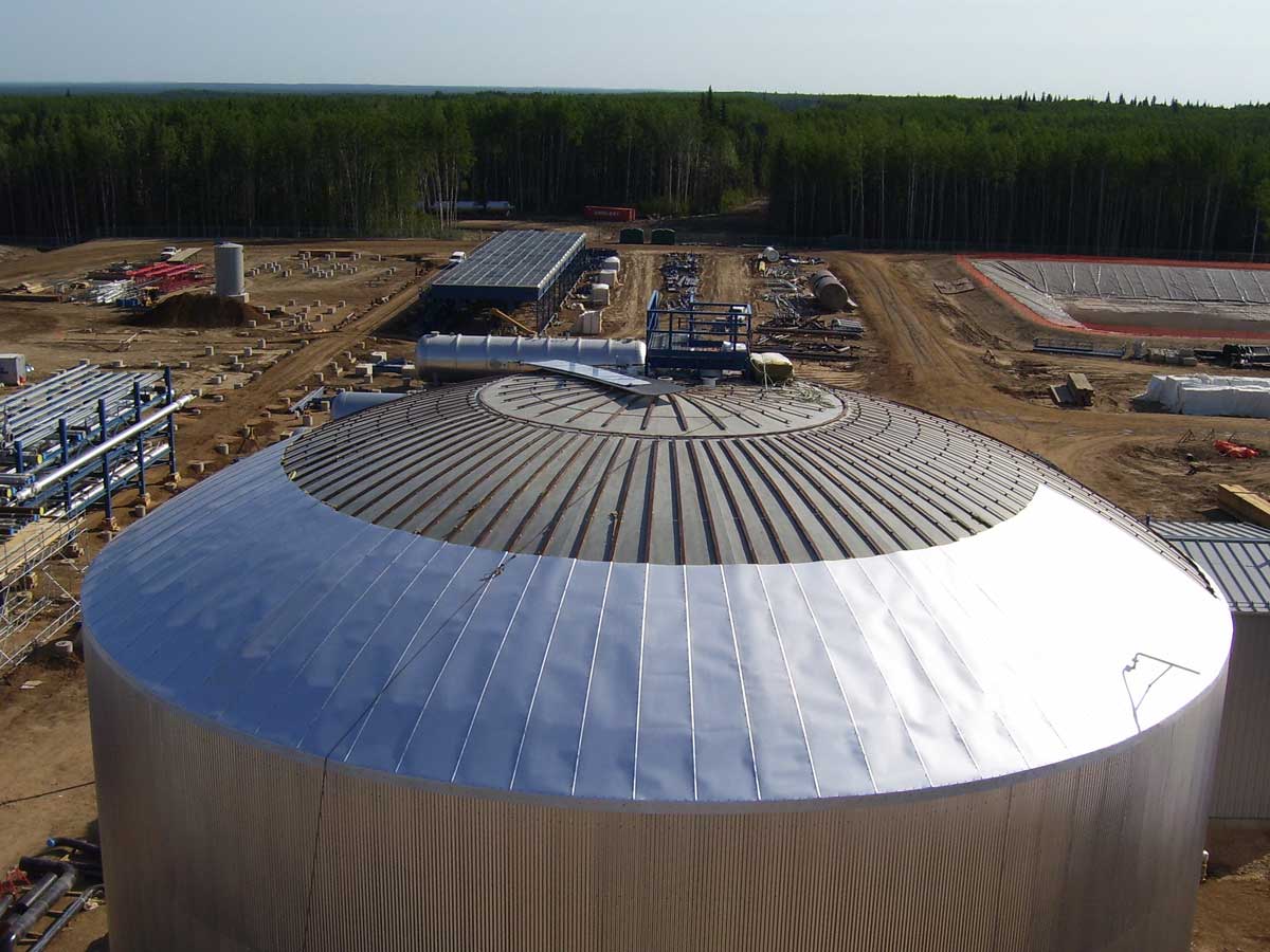 Insulation of API 650 Self Supported Stiffened Umbrella Roof Tank