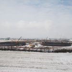 (2 of 5) 271' x 64' High, API 650 Open Top Floating Roof Tanks