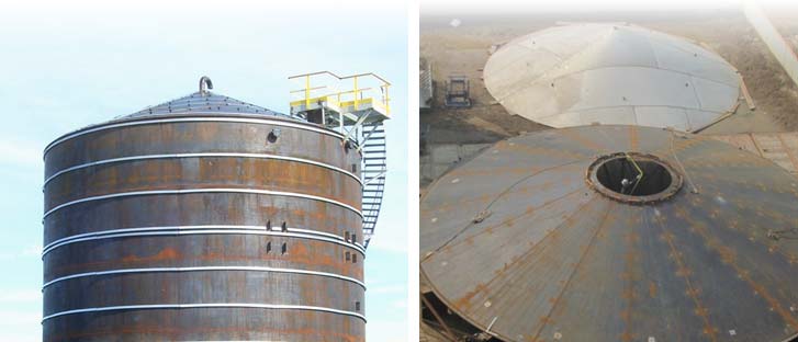Self Supporting Cone Roof Tanks