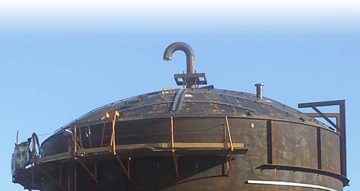 Self Supporting Umbrella Roof Tank