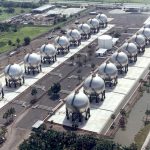 Eighteen, 63' 6" ASME Spheres for an LPG (Propane/Butane) Storage Facility