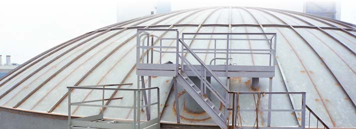 Self Supporting Stiffened Umbrella Roof Tank
