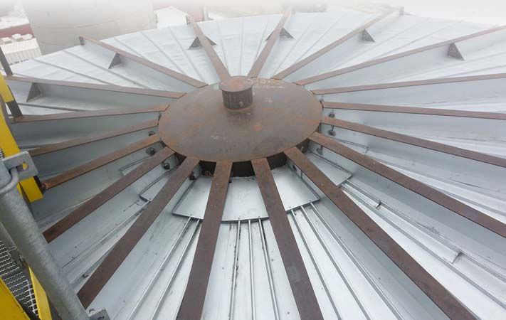 Self Supporting Stiffened Cone Roof Tank