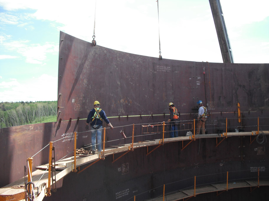 API 650 Field Erection Next Shell Course