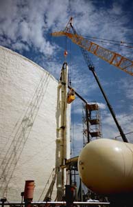 API 620 Low Temp Ammonia Tank, Secondary Containment Wall