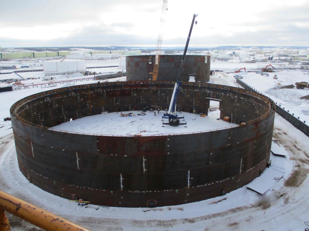 2-ariel-view-constructing-three-211'x80'-high-api-650-column-supported-cone-roof-tanks-by-tiw-steel-platework _2_11