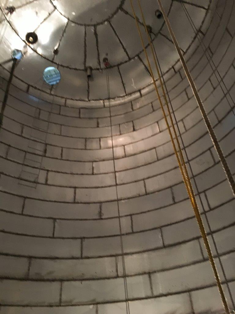 Lining an Existing Carbon Steel Distilling Tank