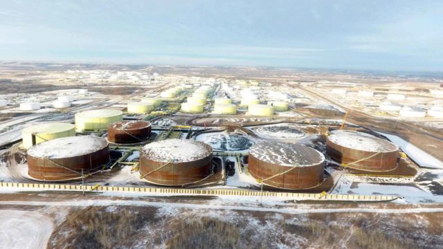 TIW Steel Platework Inc. is a leader in tank repairs, maintenance and construction of API tanks for terminals and tank farms as shown in this aerial picture