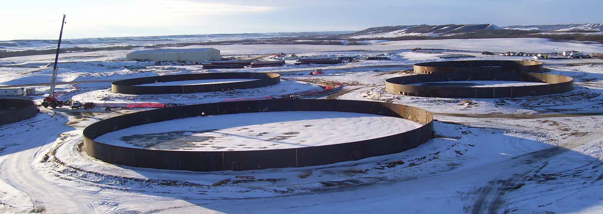 First Shell Course on Several Large Diameter API 650 Tanks